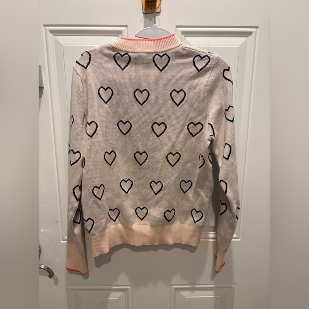 Roller Rabbit Pink Hearts Intarsia Sweater In Nocolor - Picture 3 of 5